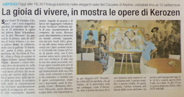La gioia di vivere